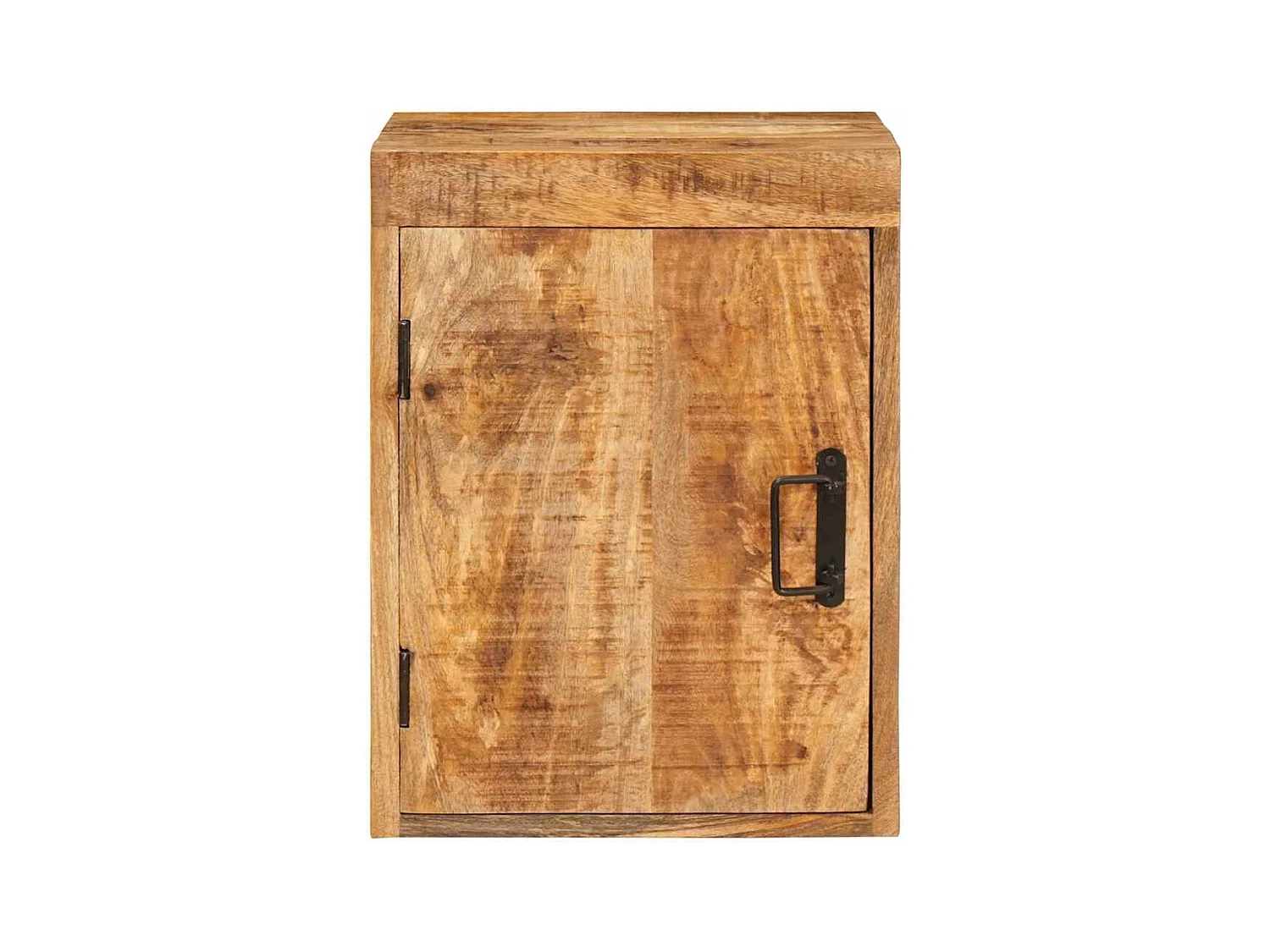 Comodino 2 pezzi Marrone Legno massello di mango