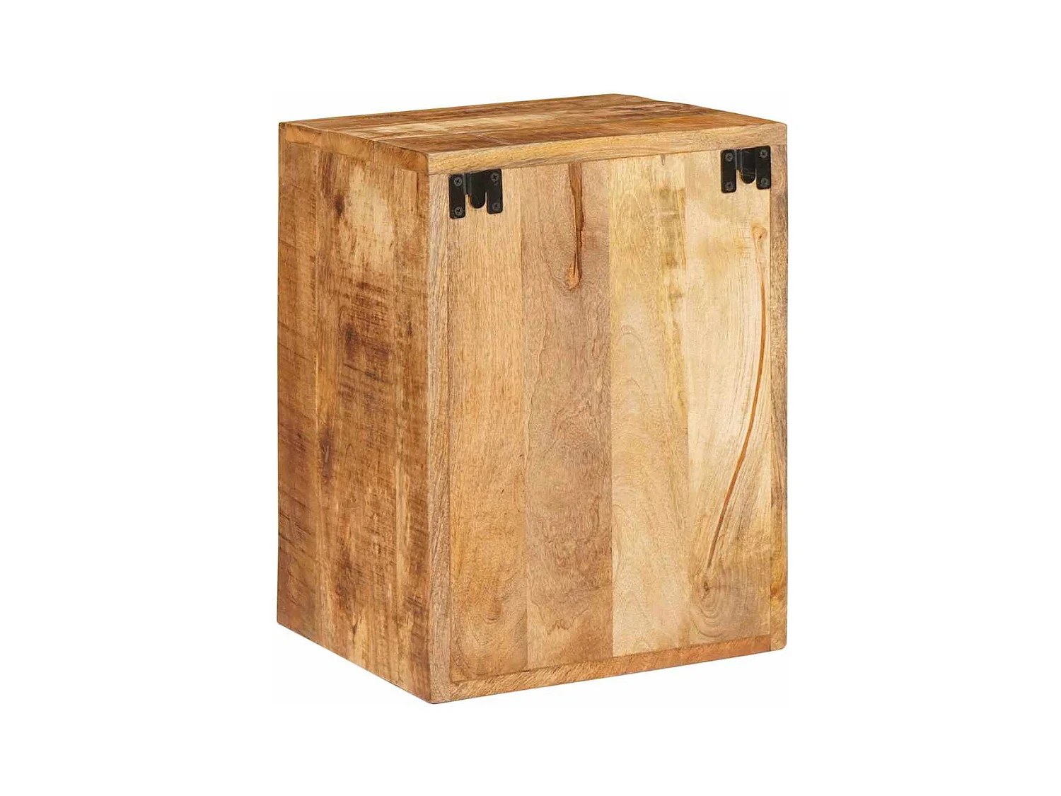 Comodino 2 pezzi Marrone Legno massello di mango