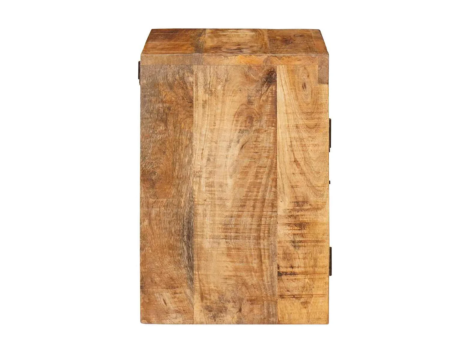 Table de chevet 2 pcs Marron Bois de mangue massif