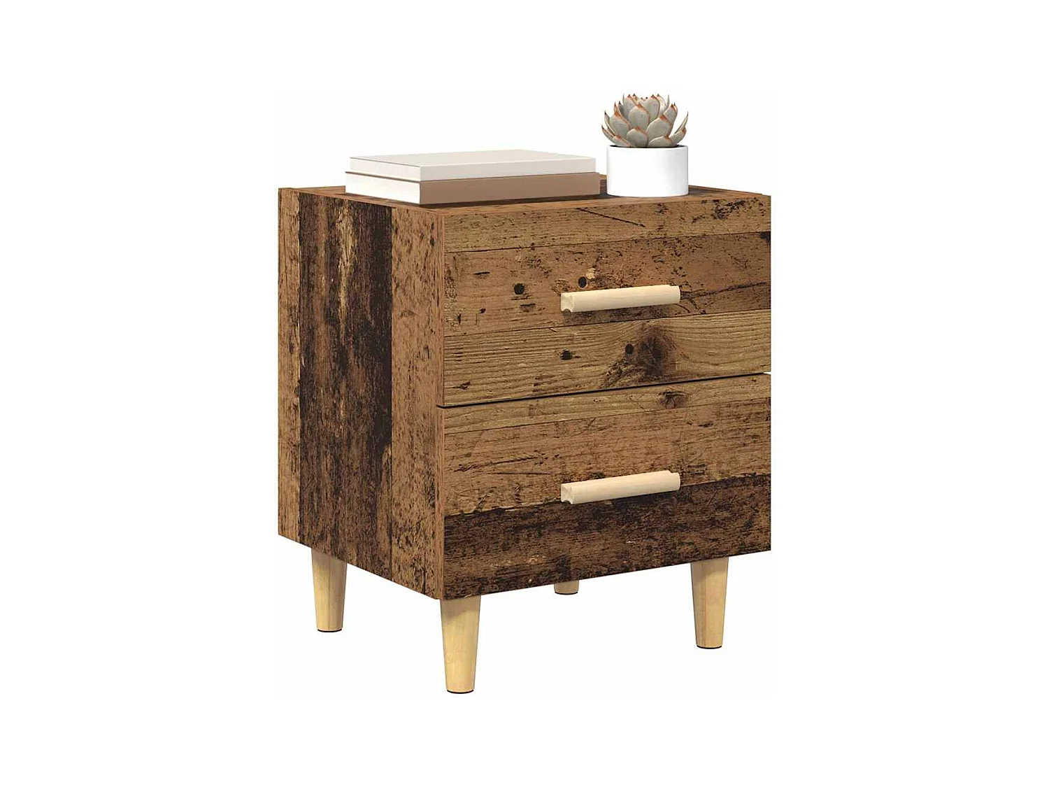 Bettschrank Antikholz 40 x 35 x 47,5 cm Holzwerkstoff