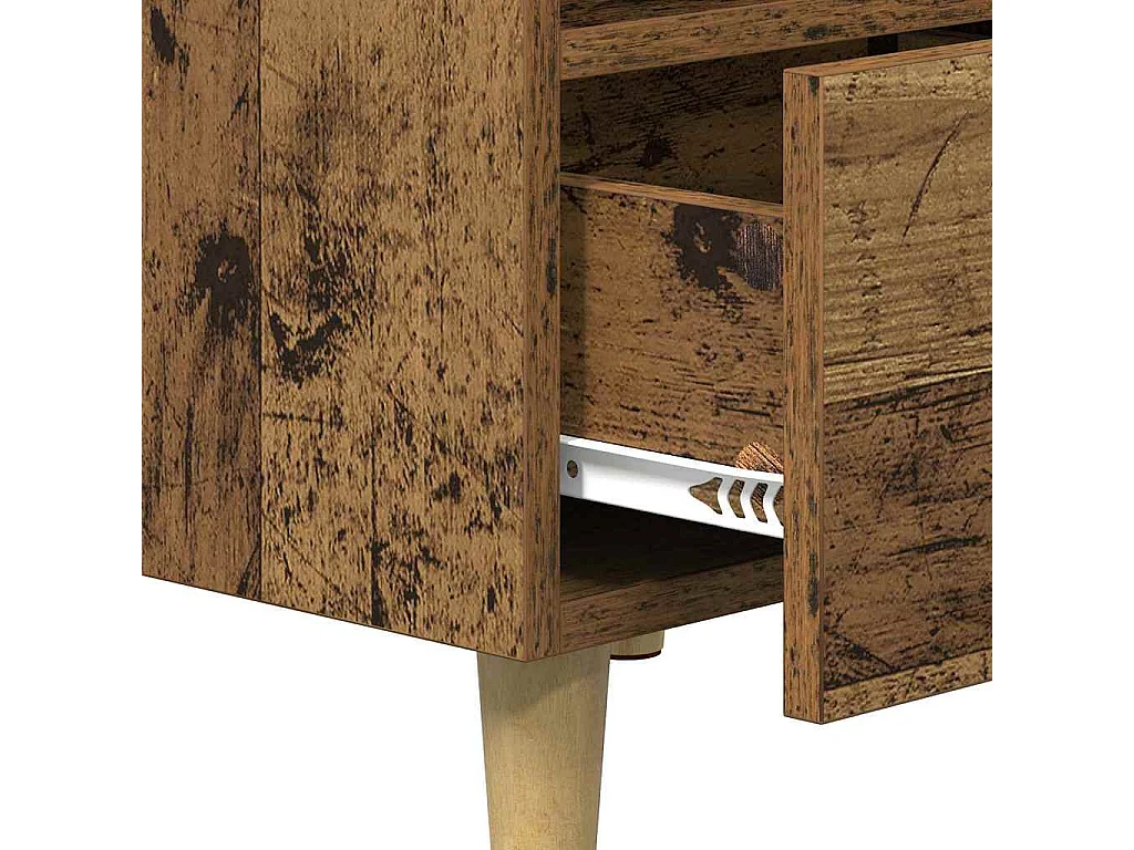 Bettschrank Antikholz 40 x 35 x 47,5 cm Holzwerkstoff