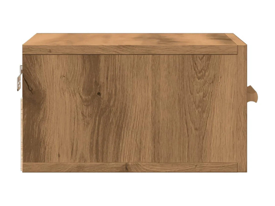 Tables de chevet murales 2 pcs chêne artisanal 35x35x20 cm