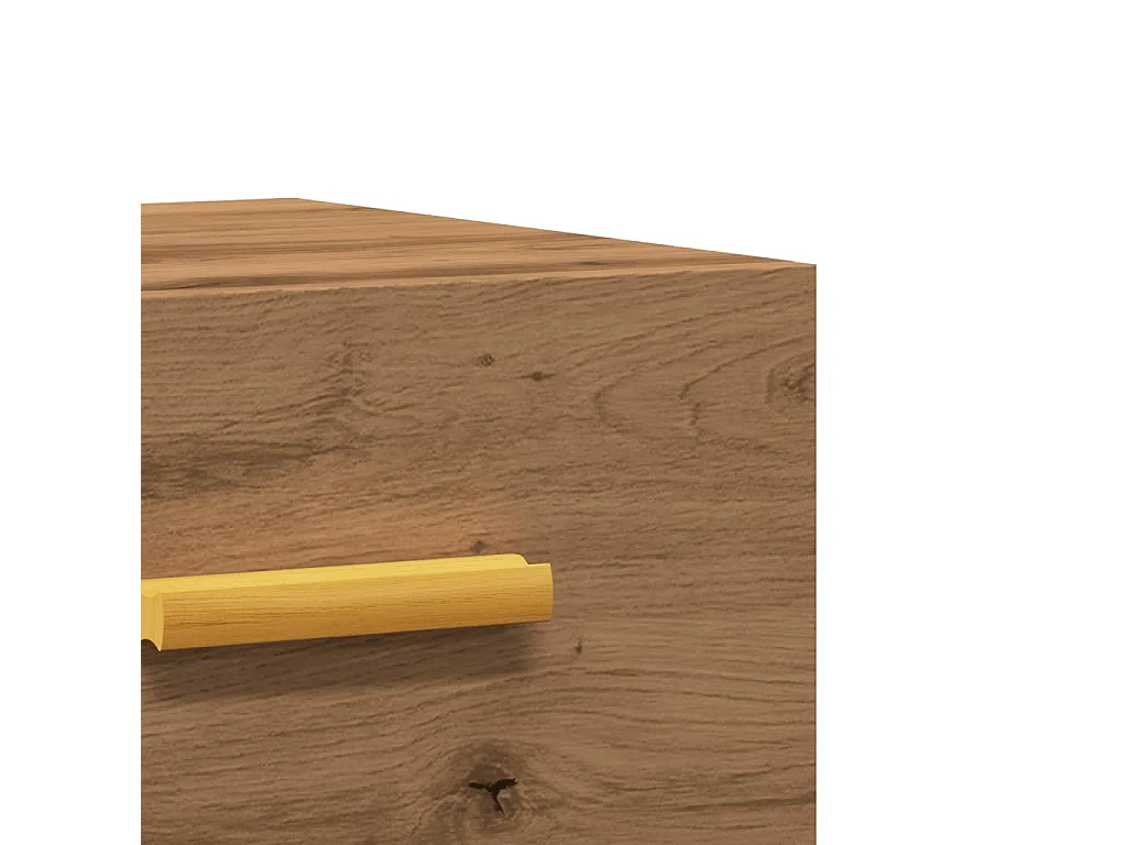 Tables de chevet murales 2 pcs chêne artisanal 35x35x20 cm