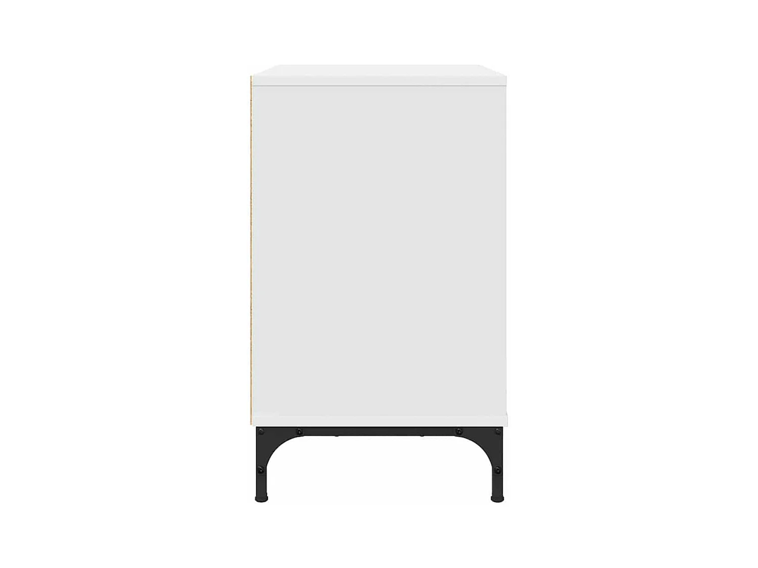 Mesita de noche Blanca 63,5 x 36 x 61 cm Madera de ingeniería