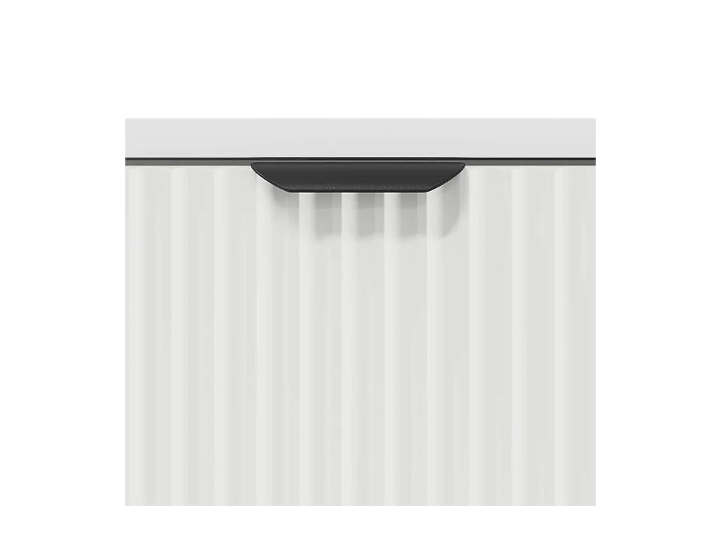 Mesita de noche Blanca 63,5 x 36 x 61 cm Madera de ingeniería