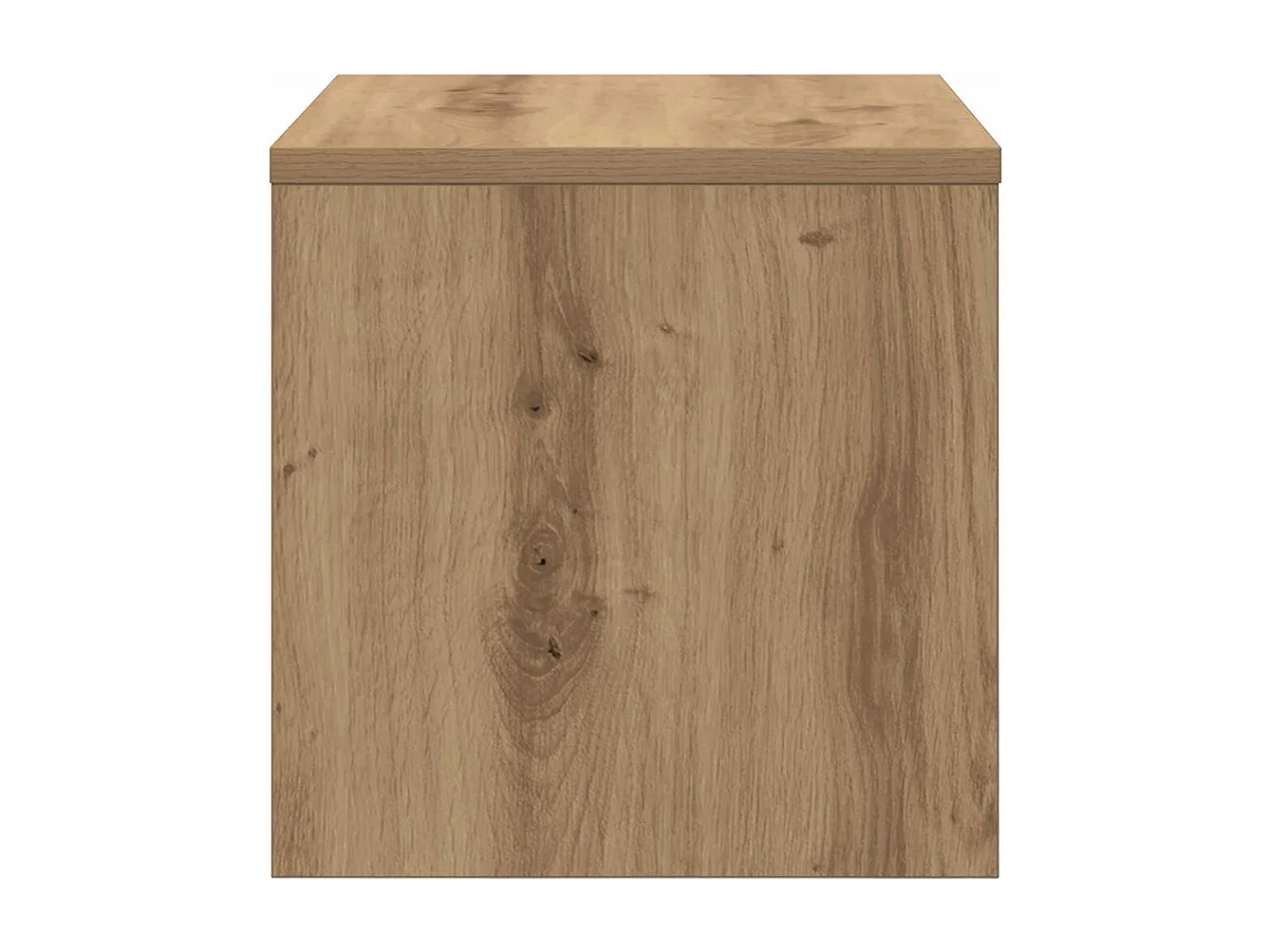 Comodino 2 pezzi in rovere fatto a mano 40 x 40 x 30 cm