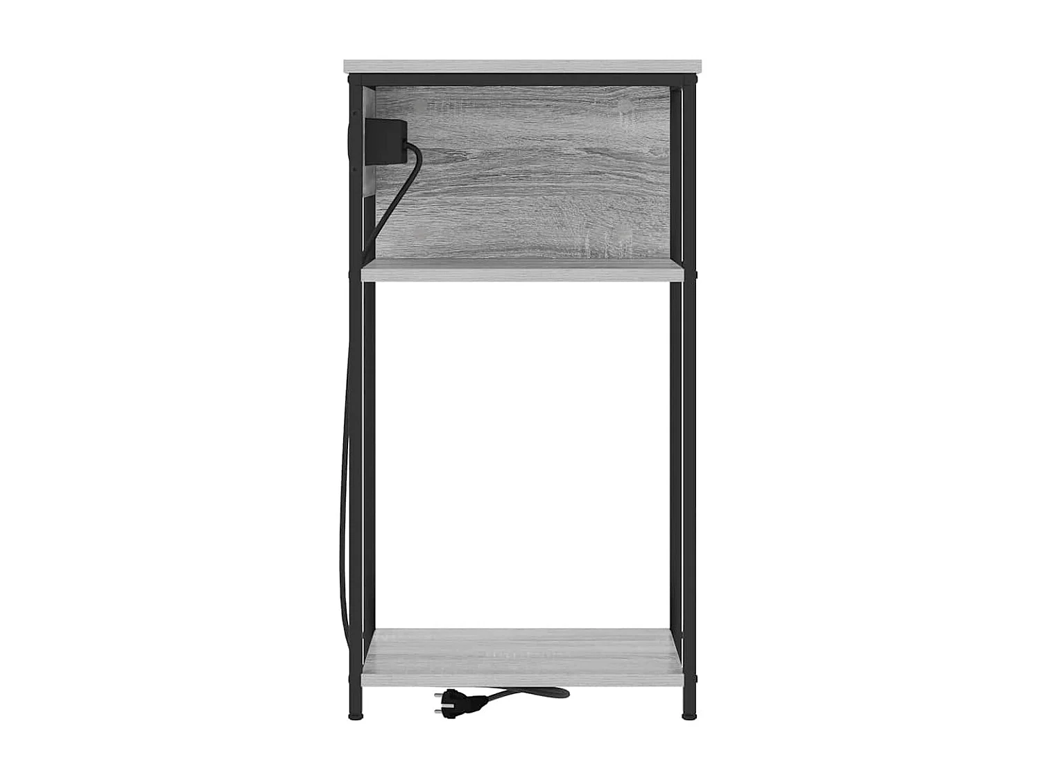 Comodino grigio Sonoma 28,1 x 40,9 x 75 cm