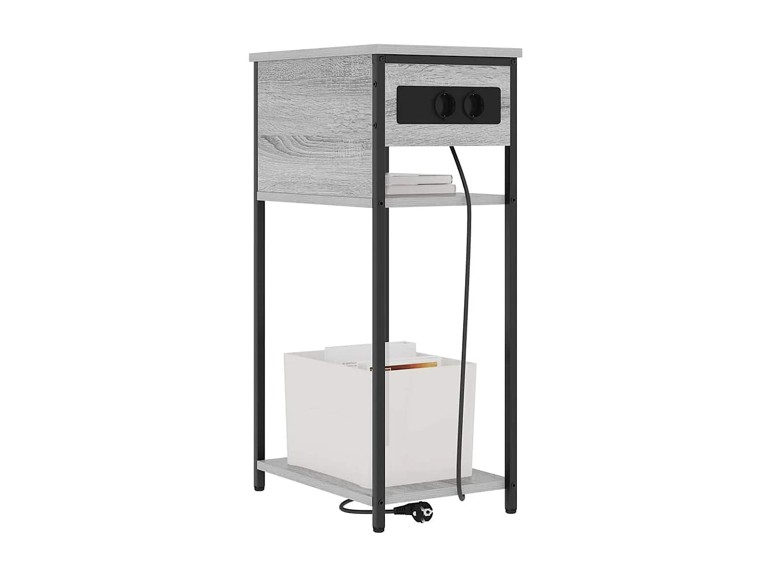 Cabinet de chevet Sonoma gris 28.1 x 40.9 x 75 cm