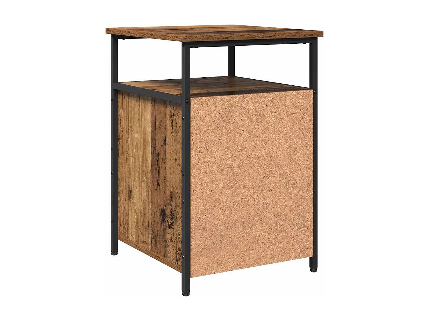 Cabinet de chevet 2 pcs Vieux bois Bois d'ingénierie