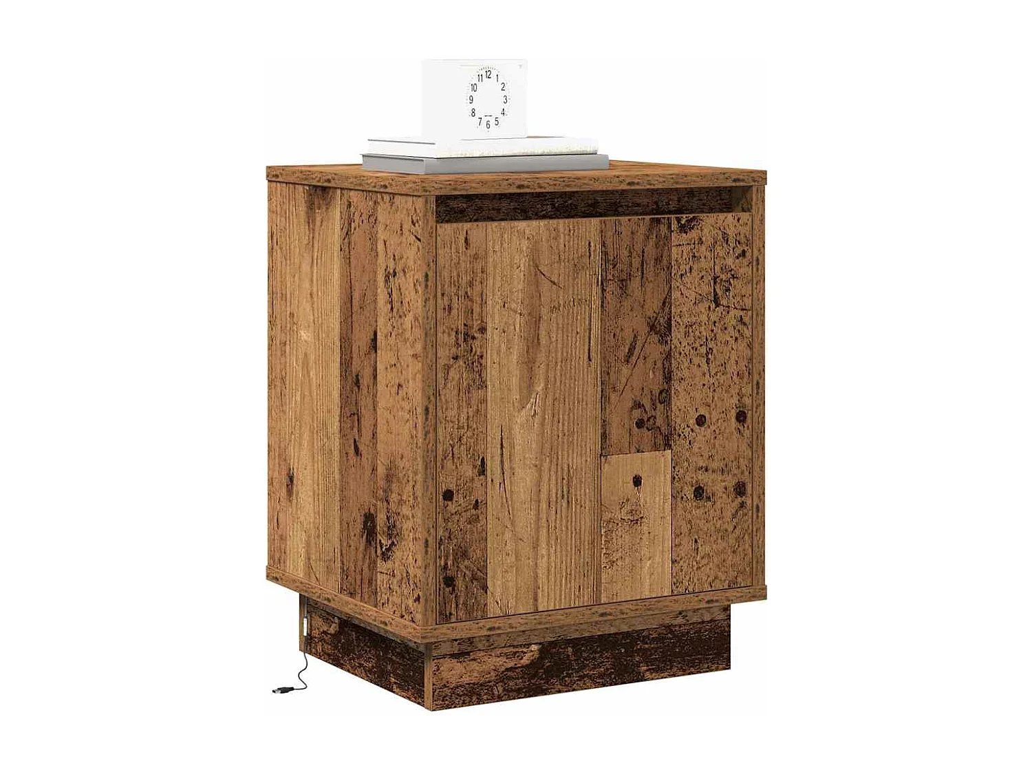 Cabinet de chevet avec 2 pcs Bois ancien 39 x 34.5 x 50 cm