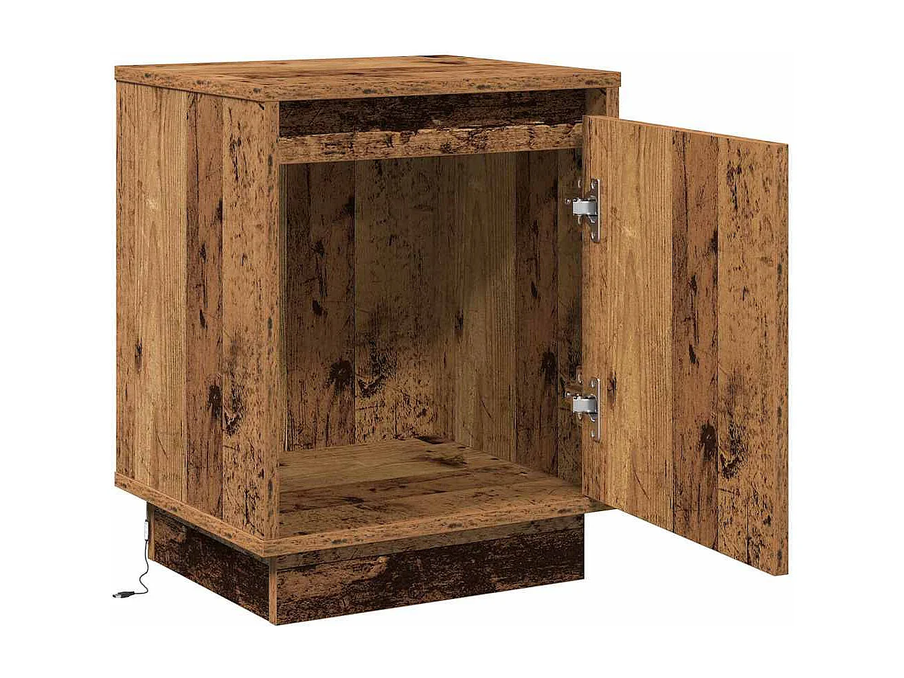 Cabinet de chevet avec 2 pcs Bois ancien 39 x 34.5 x 50 cm