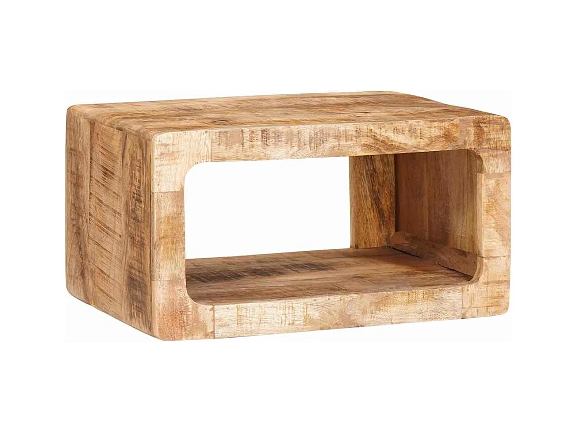 Comodini 45 x 30 x 24 cm in legno massello di mango