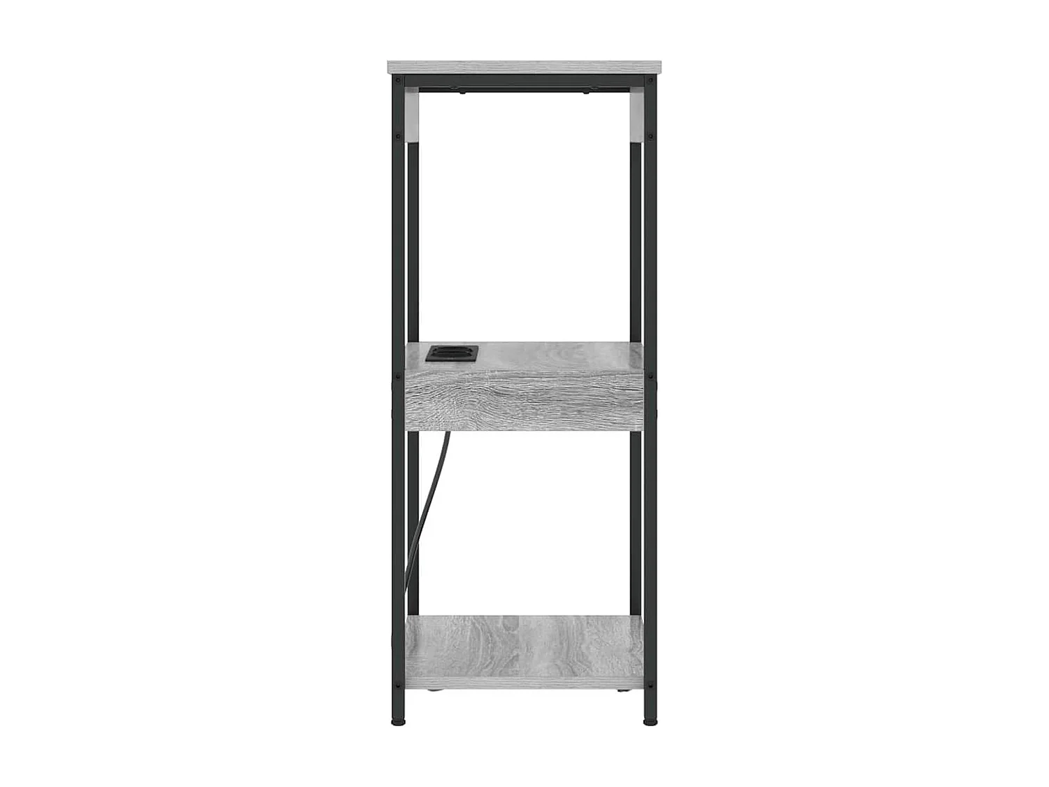 Sonoma Grey Nachtkastje met Oplaadstation