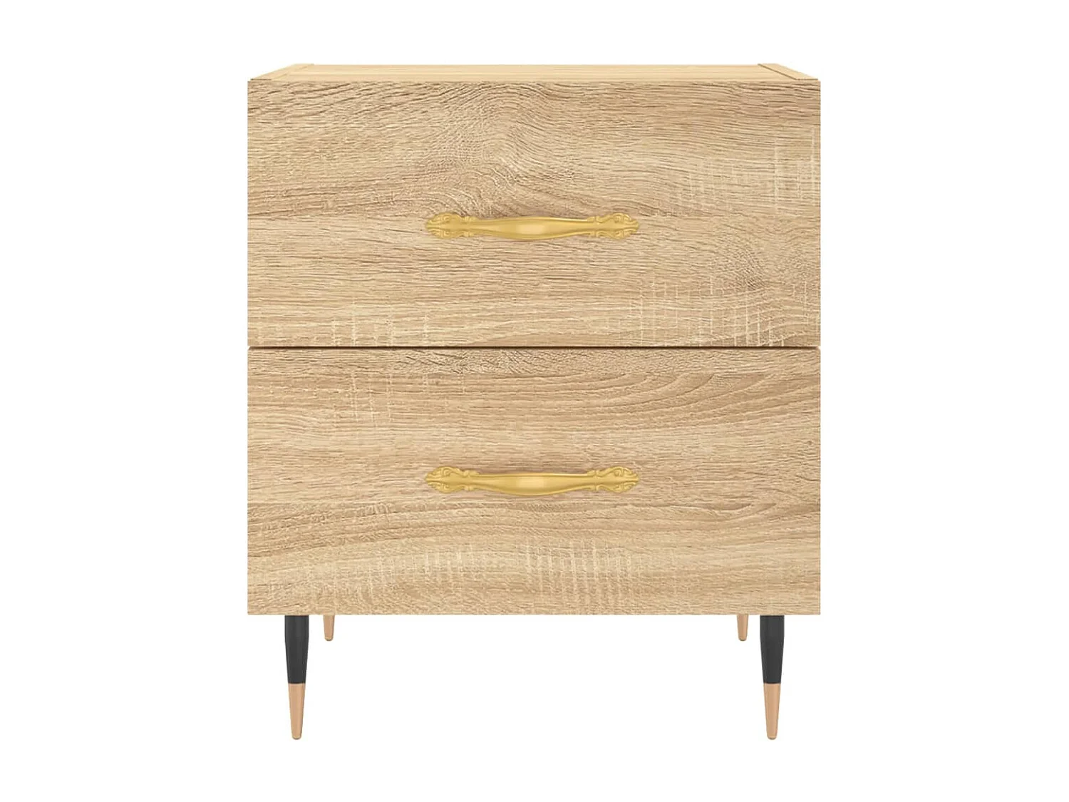 Tables de chevet 2 pcs chêne sonoma 40x35x47,5 cm