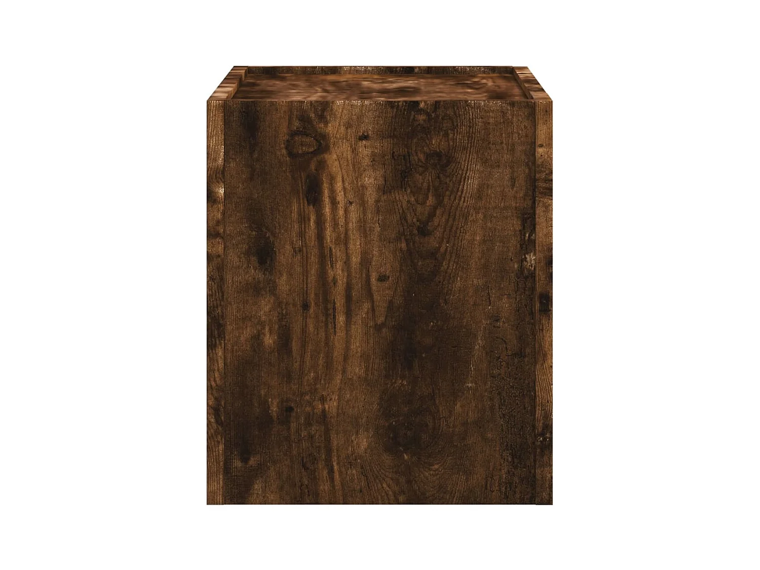 Comodini da parete 2 pz rovere affumicato 45x30x35 cm