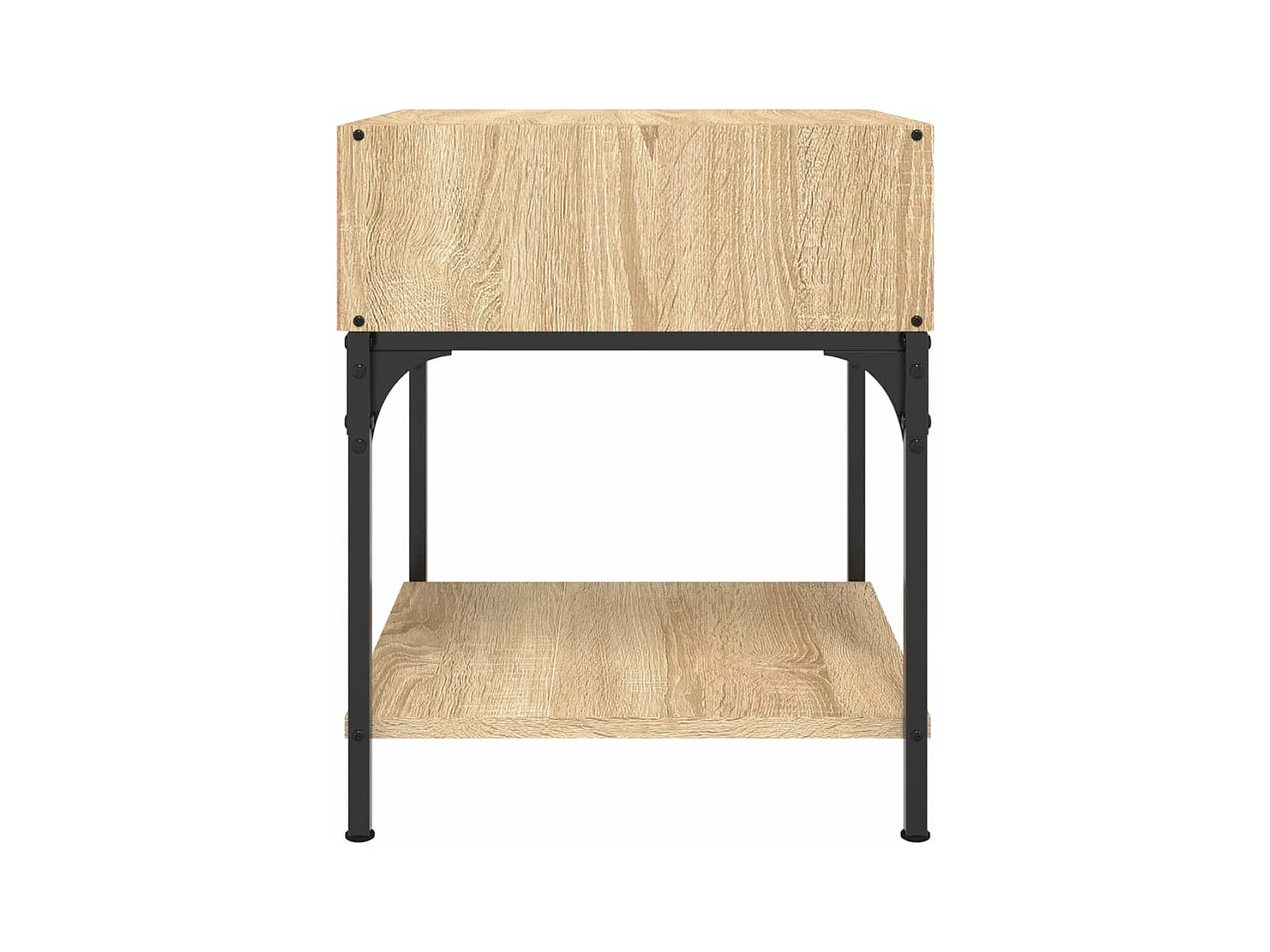 Comodino in rovere Sonoma 40x41x50 cm in legno ingegnerizzato