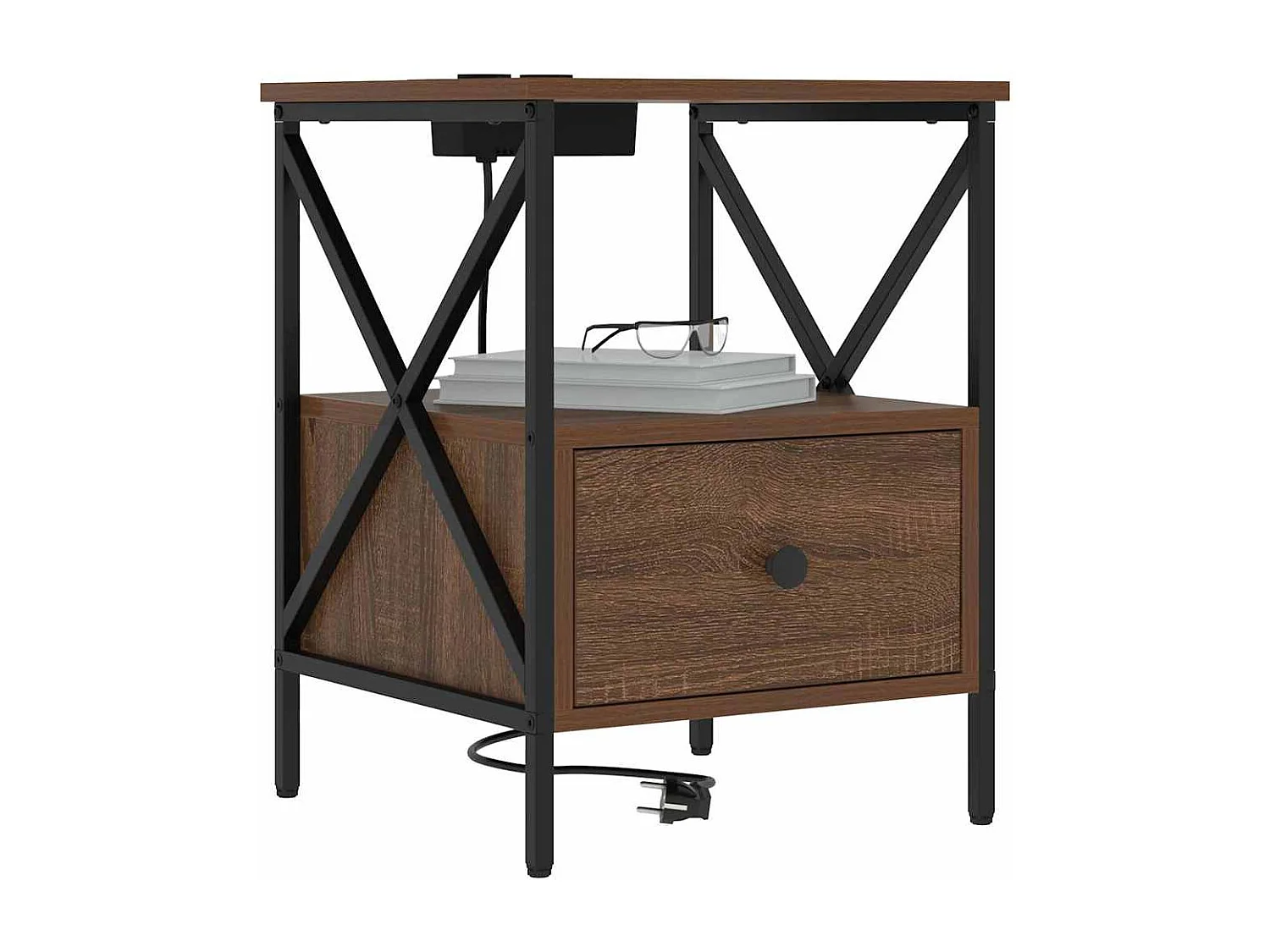 Cabinet de chevet 2 pcs Chêne marron 41.5 x 40.5 x 55 cm