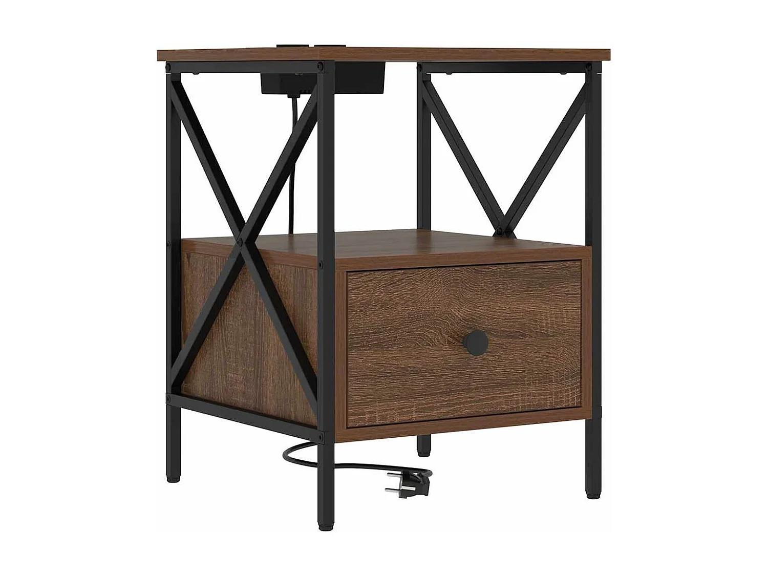 Cabinet de chevet 2 pcs Chêne marron 41.5 x 40.5 x 55 cm