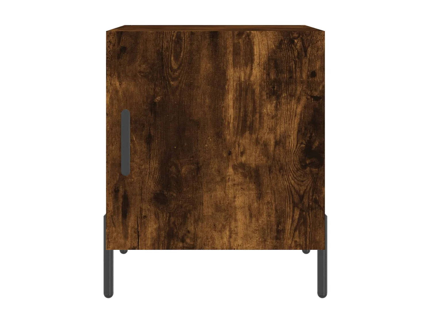 Tables de chevet 2 pcs chêne fumé 40x40x50 cm bois d'ingénierie