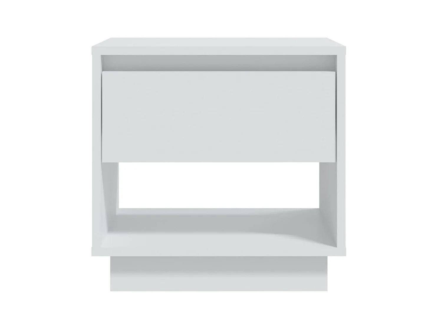 Nachtkastjes 2 stuks Wit 45x34x44 cm bewerkt hout