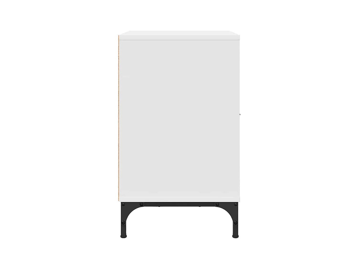 Comodino bianco 49 x 36 x 61 cm in legno ingegnerizzato