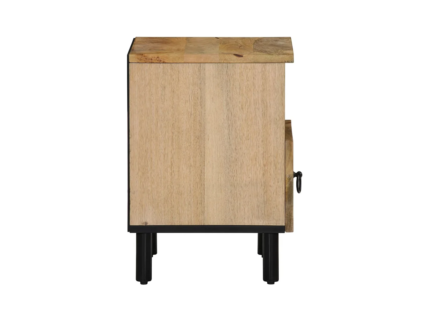 Mesita de noche 40x33x46 cm Madera maciza de mango