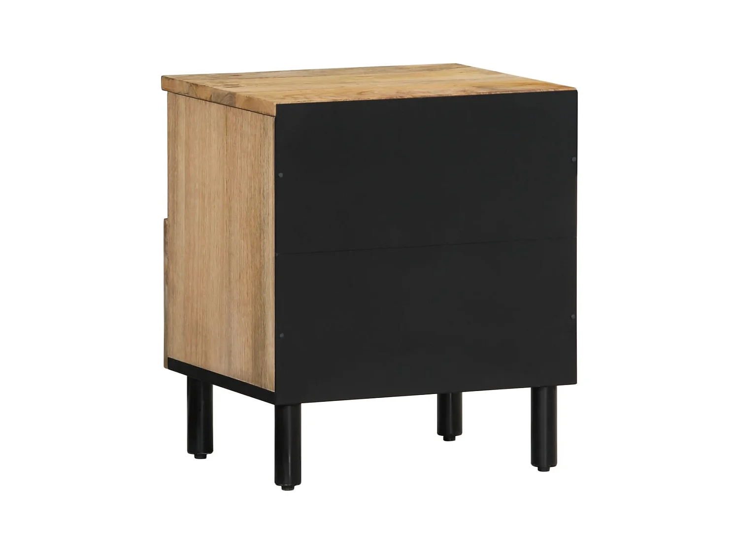 Mesita de noche 40x33x46 cm Madera maciza de mango