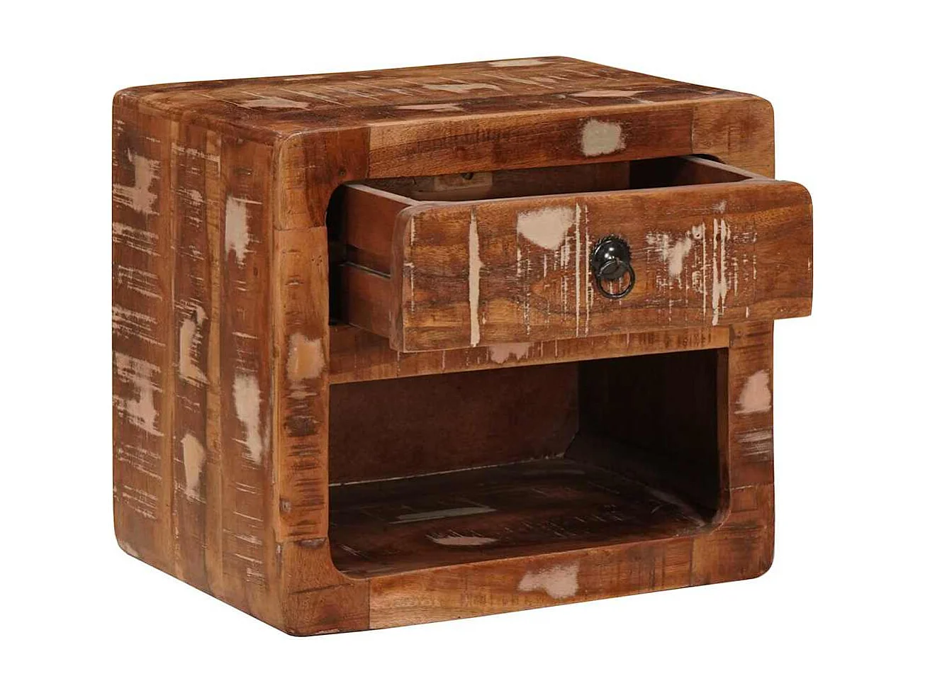 Cabinet de chevet mural avec tiroir Multicolore 40 x 30 x 36 cm