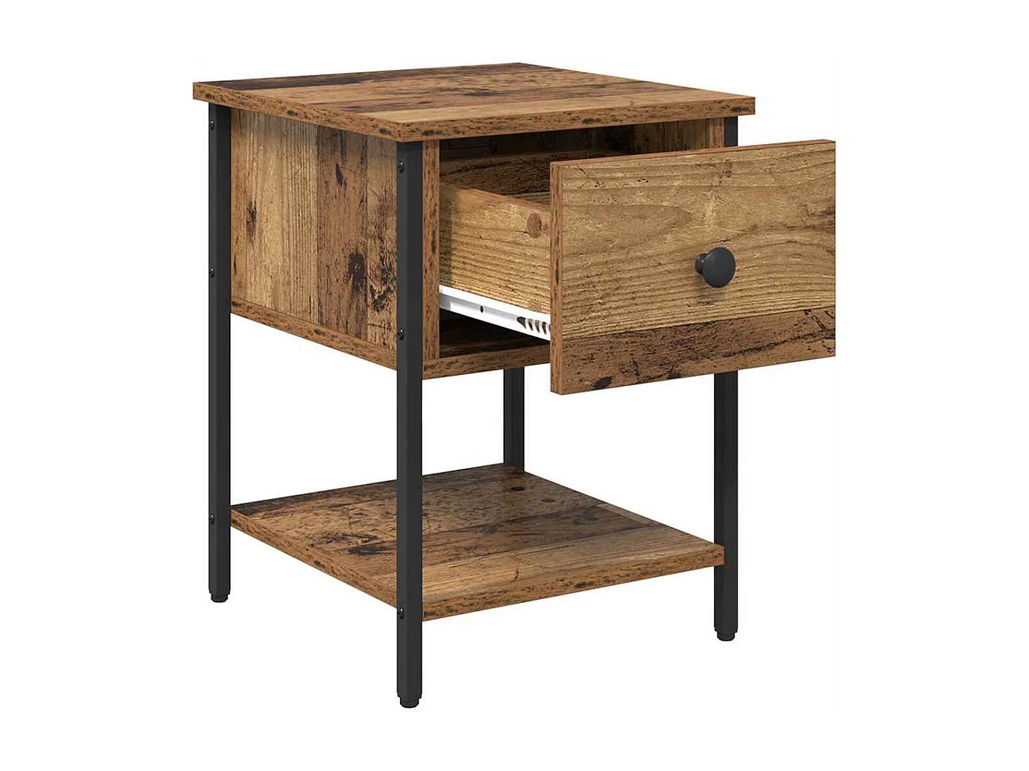 Armoire de lit 2 pcs Bois ancien 40 x 39 x 40 cm