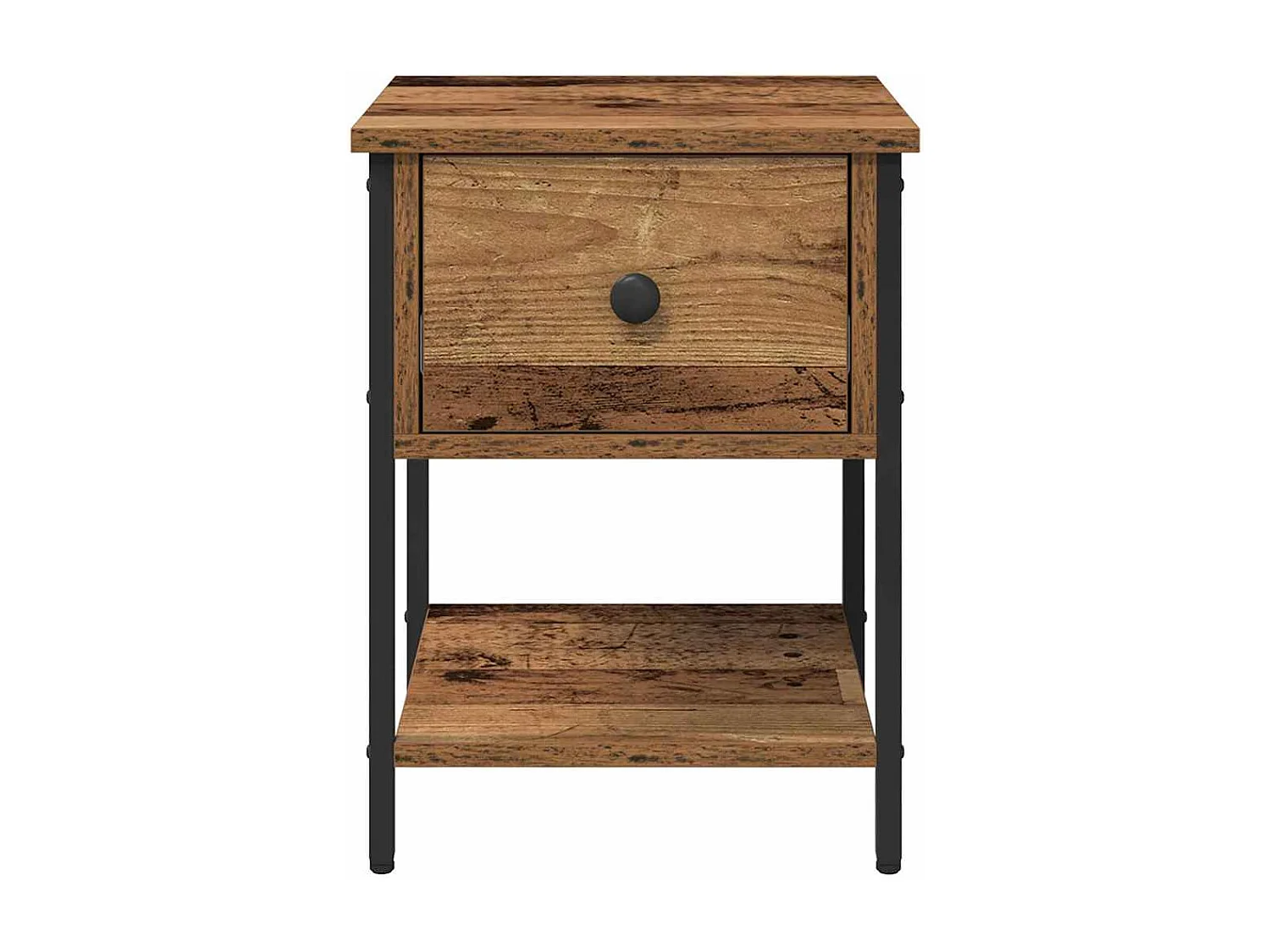 Armoire de lit 2 pcs Bois ancien 40 x 39 x 40 cm