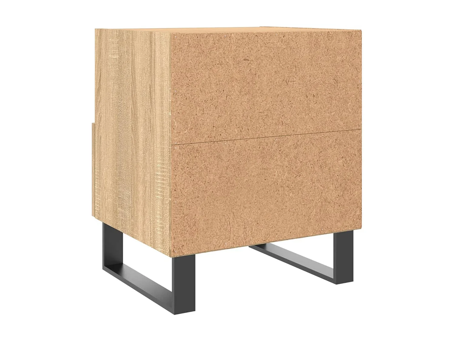 Comodino in rovere Sonoma 40x35x47,5 cm in legno ingegnerizzato