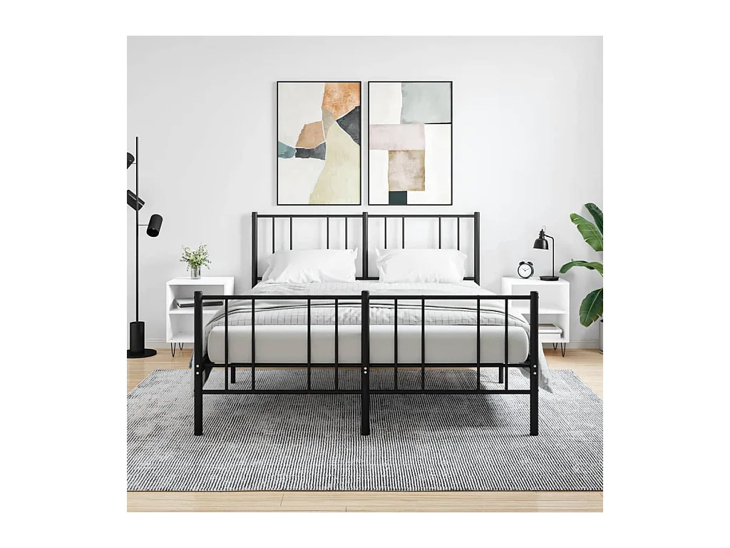 Mesitas de noche 2 piezas blancas 40x30x50 cm madera de ingeniería