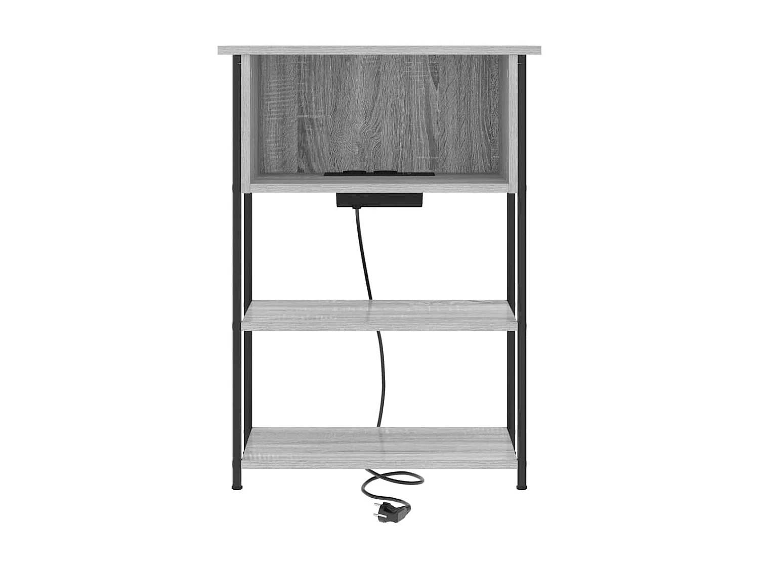 Cabinet de chevet Sonoma gris 55 x 31 x 76 cm Bois d'ingénierie