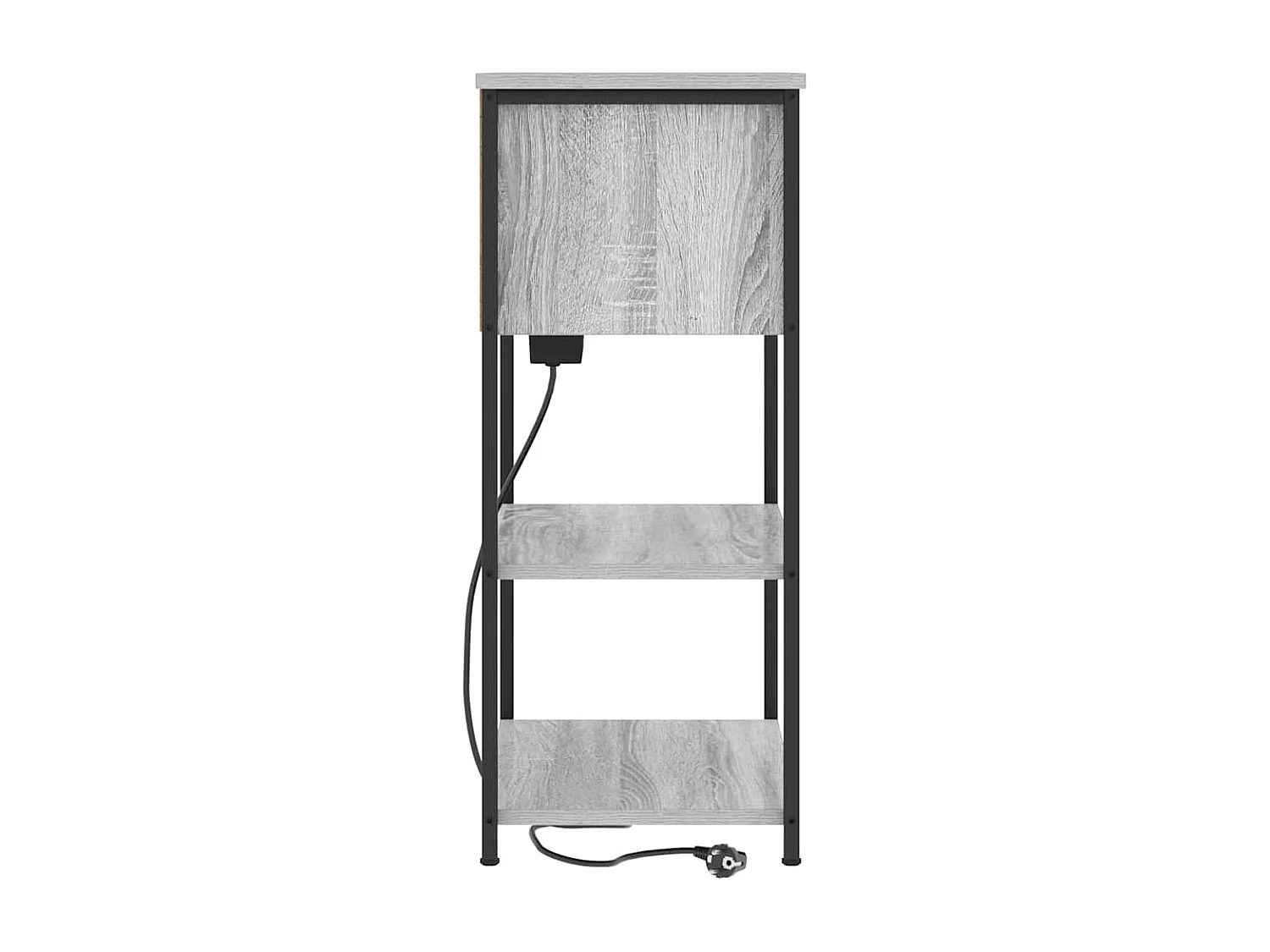 Cabinet de chevet Sonoma gris 55 x 31 x 76 cm Bois d'ingénierie