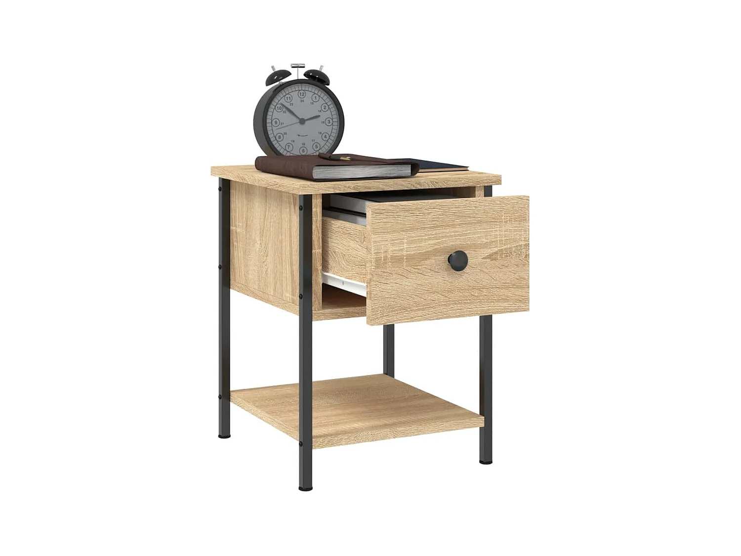 Comodini 2 pezzi rovere sonoma 34x35,5x45 cm