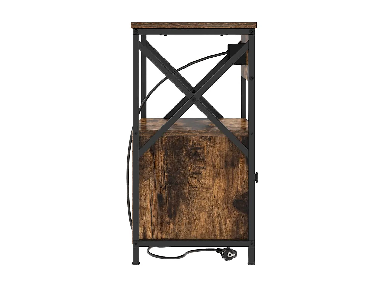 Cabinet de chevet Chêne fumé 40 x 31 x 60 cm Bois d'ingénierie