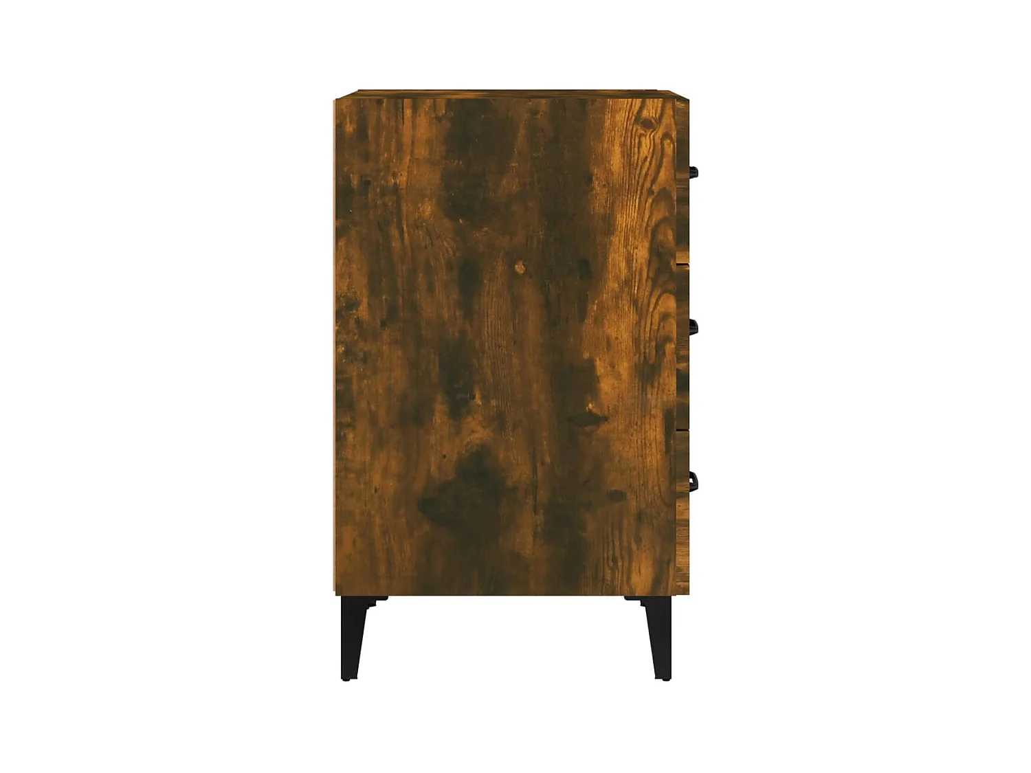 Nachtkastje van gerookt eikenhout 40x40x66 cm bewerkt hout