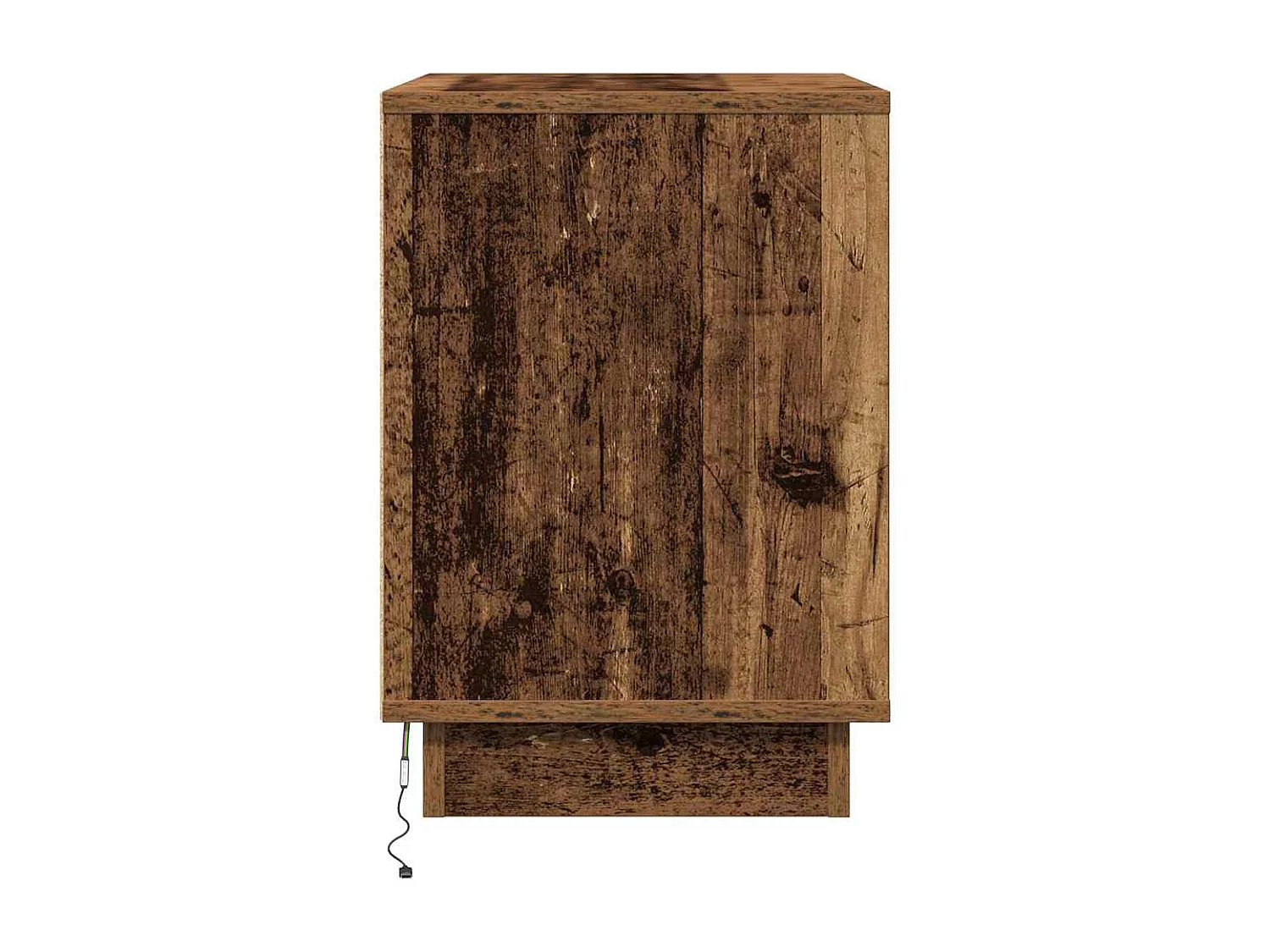 Cabinet de chevet avec 2 pcs Bois Ancien 50 x 34.5 x 50 cm.