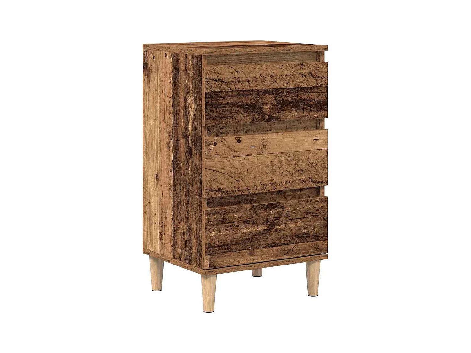 Nachtkastje Antiek hout 40 x 35 x 70 cm Bewerkt hout