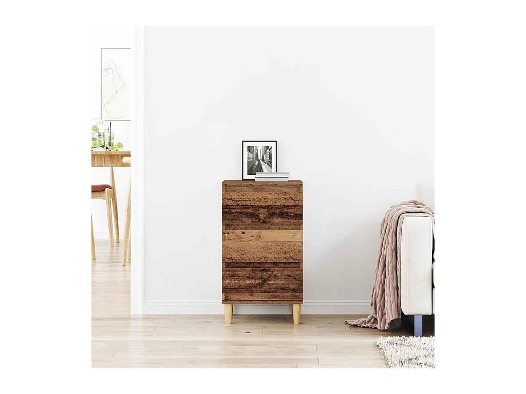 Nachtkastje Antiek hout 40 x 35 x 70 cm Bewerkt hout