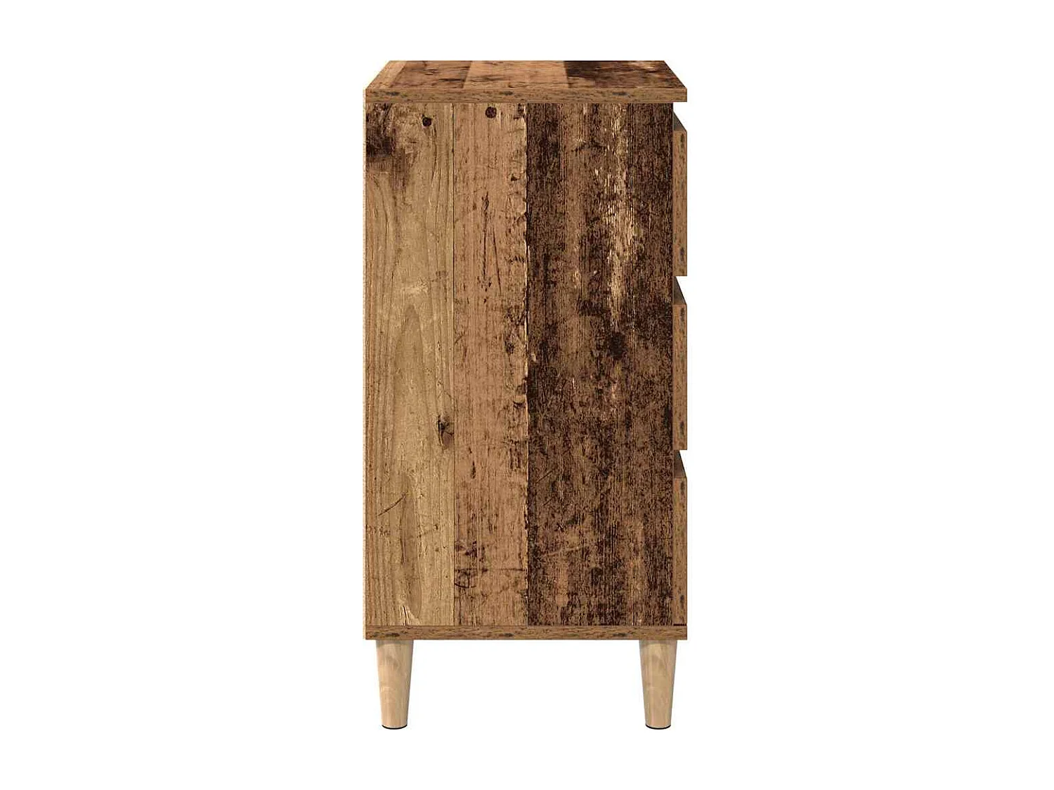 Cabinet de chevet Bois ancien 40 x 35 x 70 cm Bois d'ingénierie