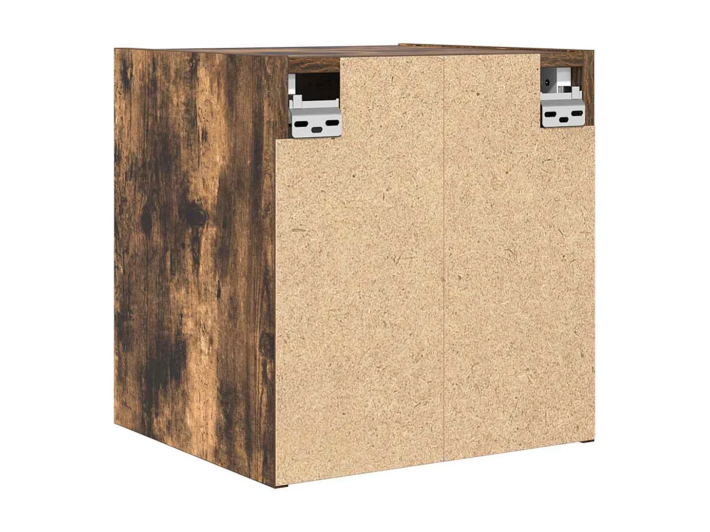 Comodini da parete 2 pz rovere affumicato 38x34x40 cm