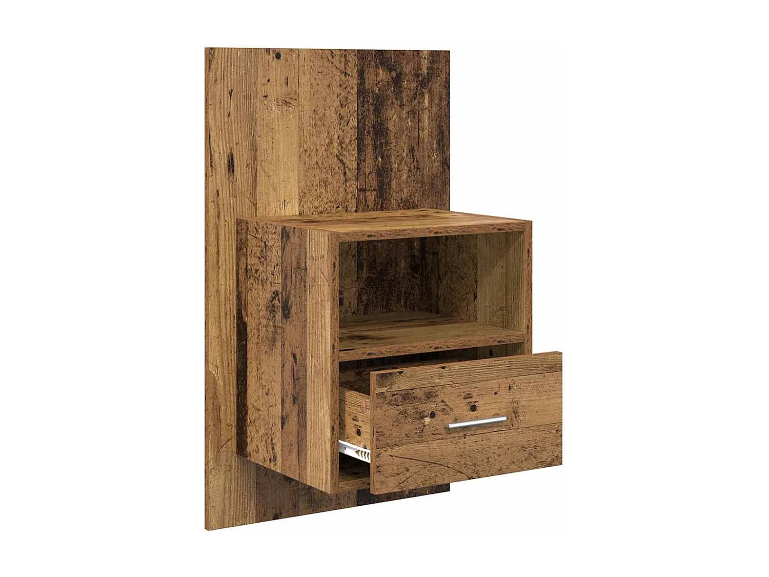 Armoire de lit 2 pcs Bois ancien 48,5 x 32,5 x 80 cm