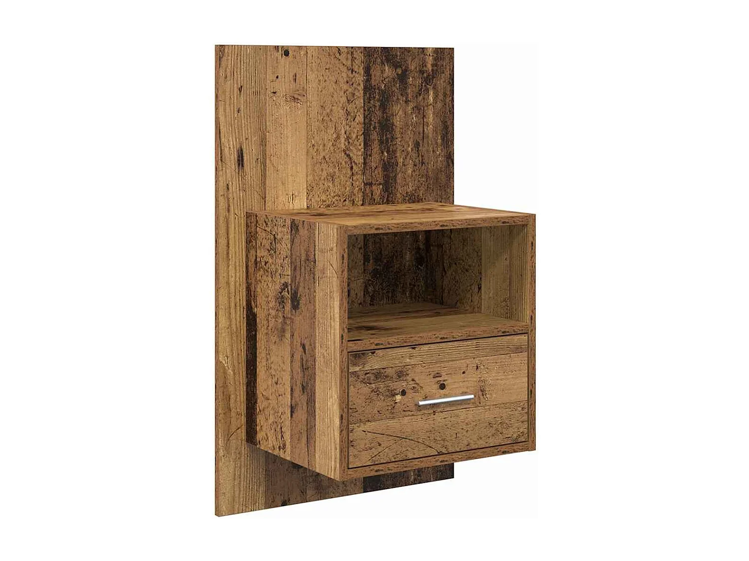 Armoire de lit 2 pcs Bois ancien 48,5 x 32,5 x 80 cm