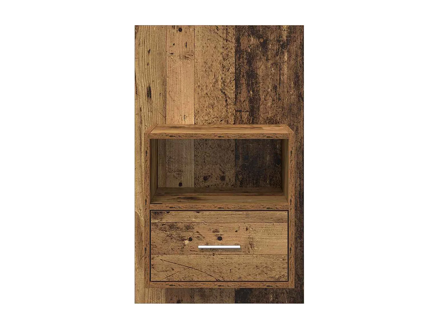 Armoire de lit 2 pcs Bois ancien 48,5 x 32,5 x 80 cm