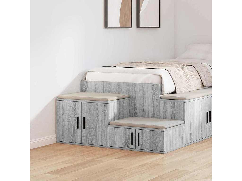 Armoire de rangement Sonoma gris 108 x 41 x 40 cm