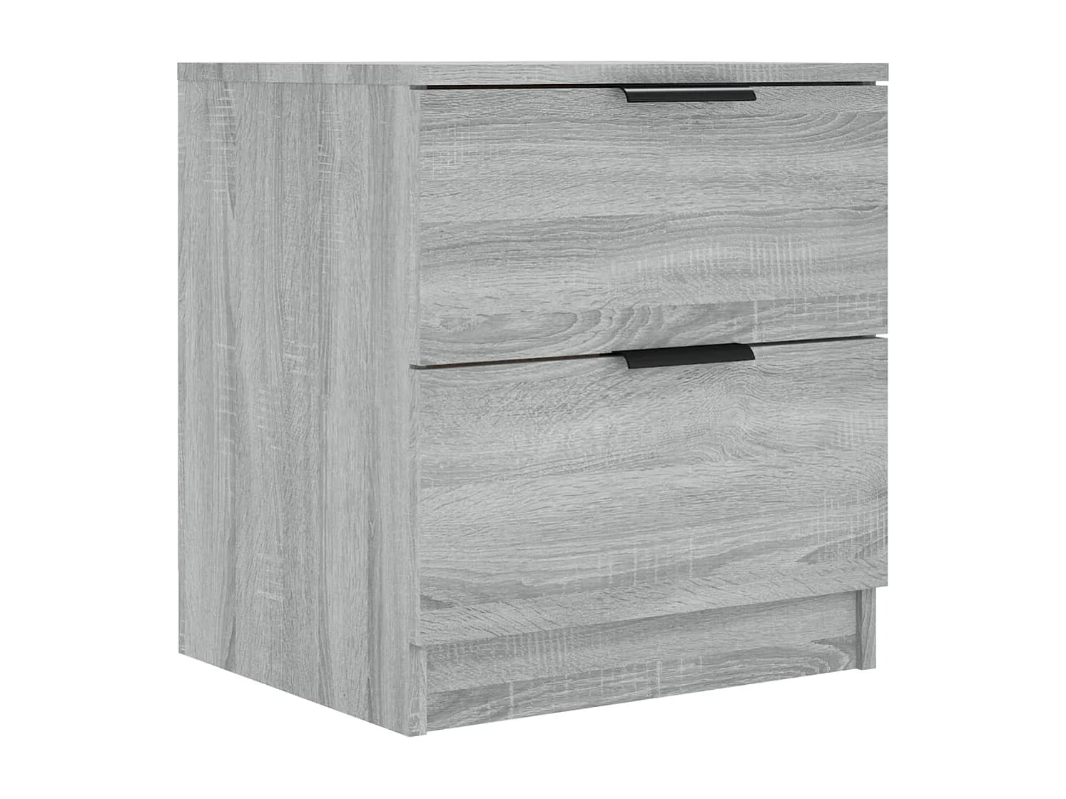 Tables de chevet 2 pcs Sonoma gris Bois d'ingénierie