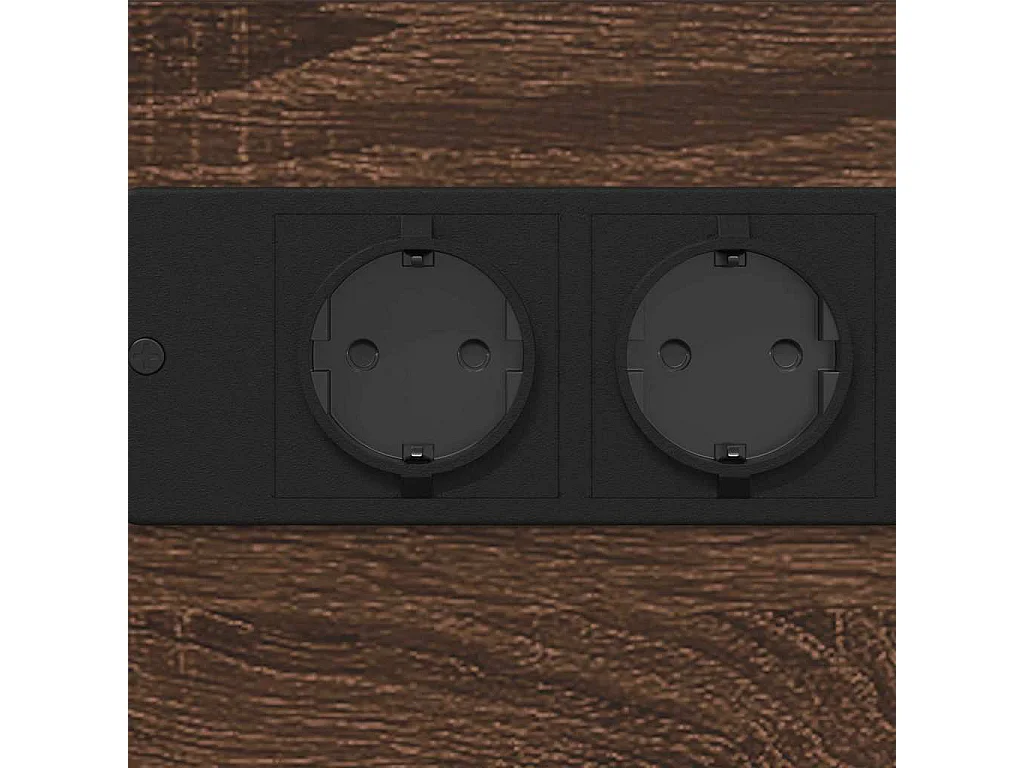 Comodino con cassetto Rovere marrone 41,5 x 26 x 60,5 cm