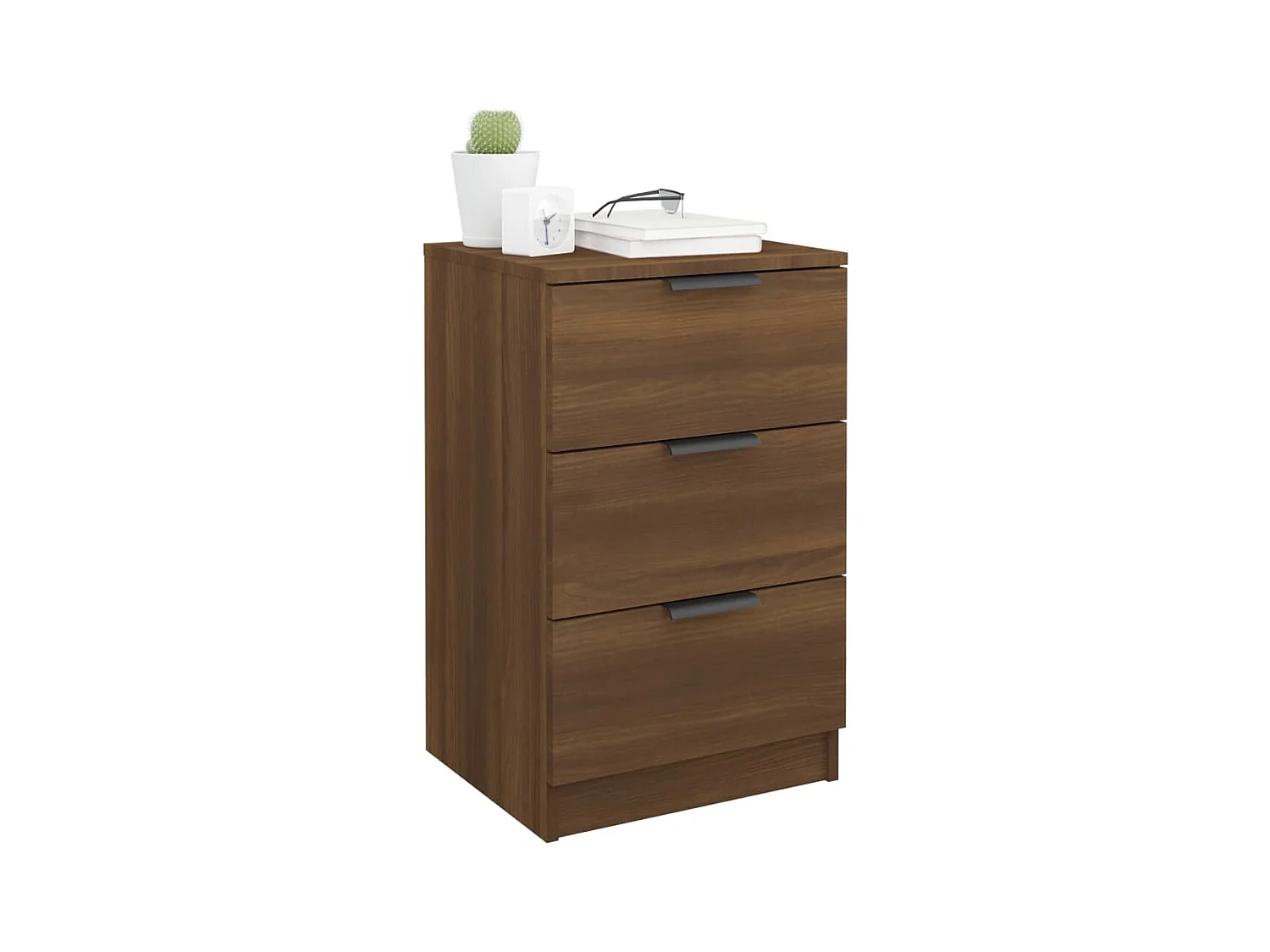 Mesita de noche Roble marrón 40x36x65 cm