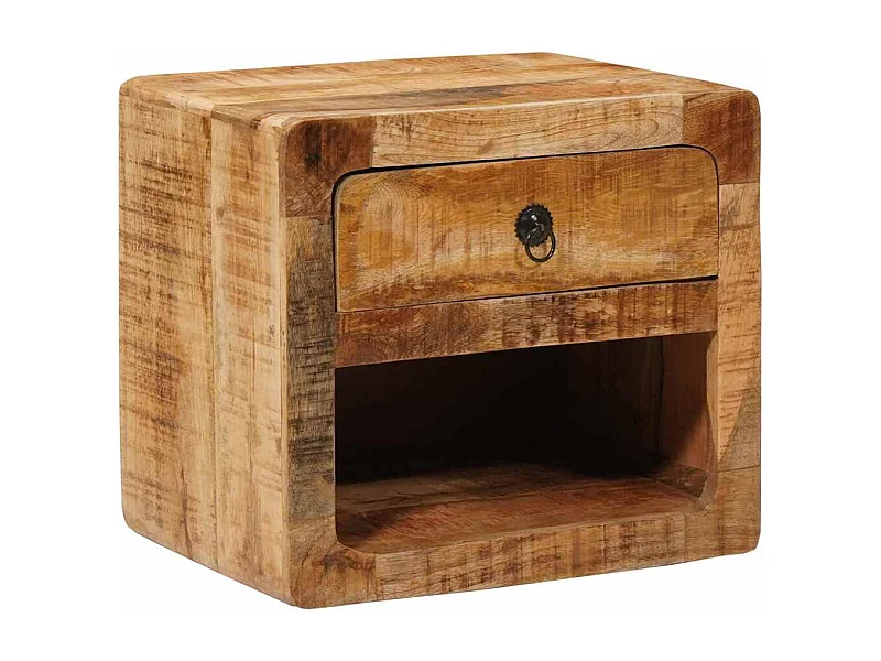 Comodino da parete con cassetto Marrone 40 x 30 x 36 cm